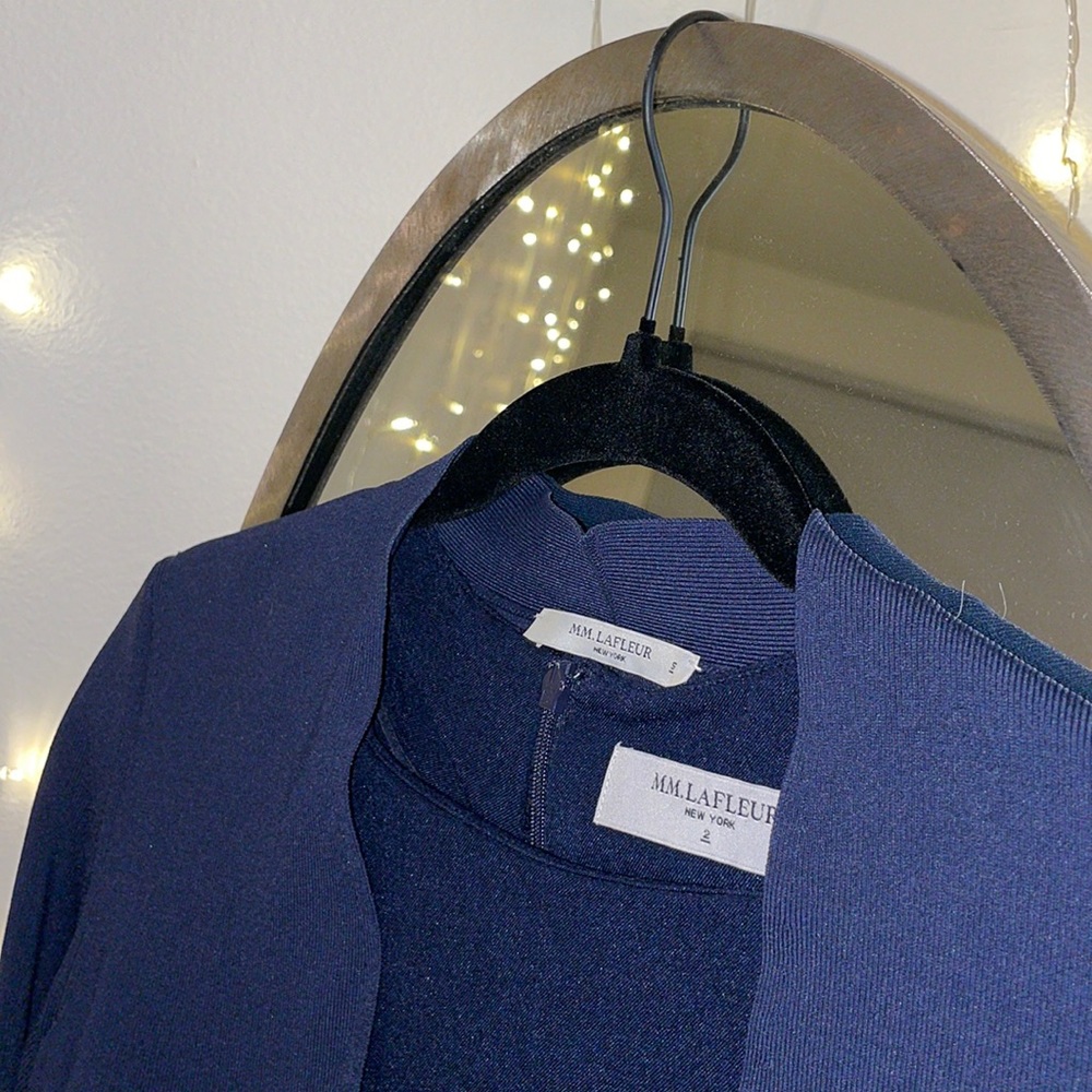 MMLaFleur Woolf 2.0 Jardigan Navy Women’s Blazer Size Small